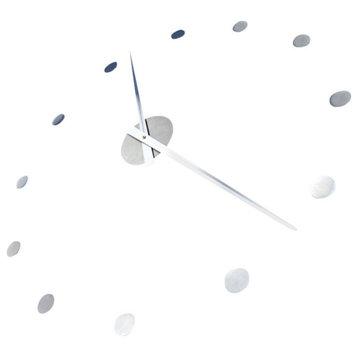 Wall Clock, Stainless Steel
