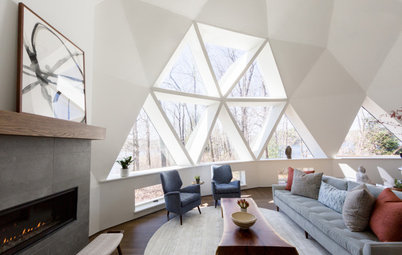 Buckminster Fuller-Inspired Geodesic Dome Shows Its Bright Side