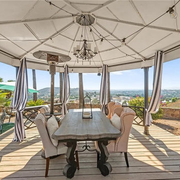 Scenic Outdoor Gazebo with Dining Space and Panoramic Views