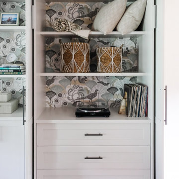 Built-In Wet Bar + Storage