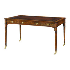 Leather Top Traditional Desks Houzz George Iii Leather Top Mahogany Writing Desk