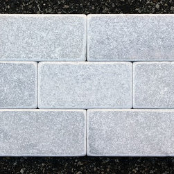 3x6 White Carrara Tumbled Collection - Home Decor