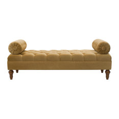 Lewis Entryway Bench, Gold