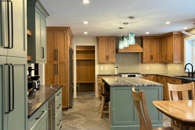 Inspiration for a craftsman kitchen remodel in Other
