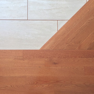 Hardwood Floor and Tile Installation in Common Area