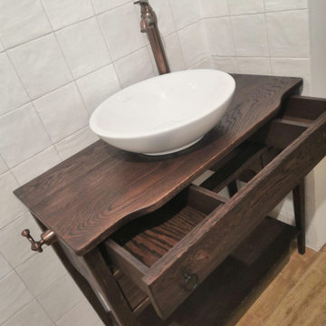 Massivholz im Badezimmer