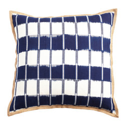 Ikat Pillow Cover, Blocked - Pillowcases And Shams