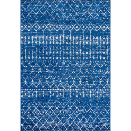 Nuloom Moroccan Blythe Contemporary Area Rug, Blue 2'x3'