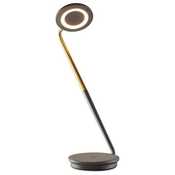 Pablo Designs Pixo Plus Table Lamp, Graphite/Brass