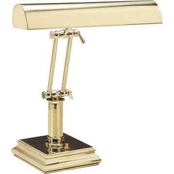Desk/Piano Lamp, Polished Brass