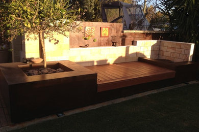This is an example of a modern garden in Perth.