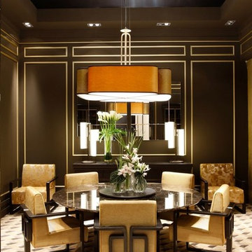 Luxury apartment design by Massimiliano Raggi, with products by Oasis Group.