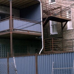 Steel porch - Products