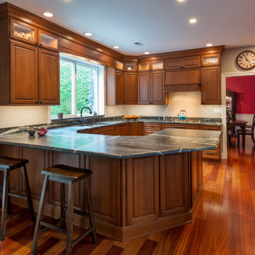 Cherry Stacked Cabinets