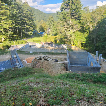 CMU Masonry Walls, Masonry Slabs, CMU, Footings, Grading