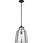 Quoizel - Quoizel Haverford One Light Pendant QF5228RK - One Light Pendant from Haverford collection in Rustic Black finish. Number of Bulbs 1. Max Wattage 100.00 . No bulbs included. From rustic to retro and craftsman to contemporary, Quoizel offers something for every style. With top grade materials and impeccable craftsmanship, Quoizel withstands the test of time in both quality and design. No matter the room, our lighting will transform your space and allow your personal style to shine through. No UL Availability at this time.