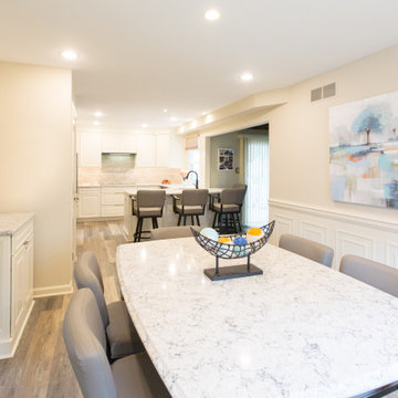 Traditional White Kitchen in Harlesyville, PA