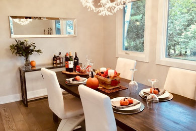 Elegant dining room photo in Toronto
