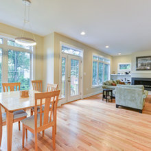 kitchen/den space