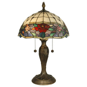Dale Tiffany TT10211 Malta Tiffany - Two Light Table Lamp