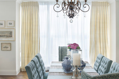 Example of a classic dining room design in Toronto