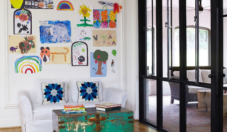 10 idées déco pour exposer les œuvres d'art de vos bambins