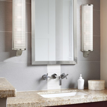 Arcadia Wall Sconce in Bathroom