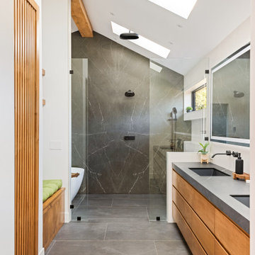 Modern spa - Master suite addition in Woodland Hills