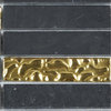 Modket Black Marquina Marble Stone Gold Glass Stack Kitchen Backsplash TDH151MO