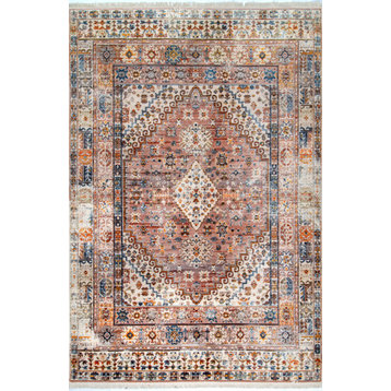 Nuloom Farley Southwestern Area Rug, Khaki 10'x14'