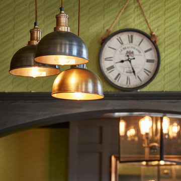 Brooklyn Vintage Small Metal Dome Pendant Light - 8inch