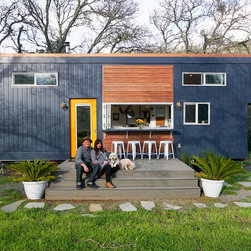Tiny Home - Siding And Stone Veneer