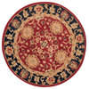 Safavieh Anatolia Collection AN517 Rug, Red/Navy, 4' Round