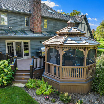 Vintage Collection English Walnut, Universal Rail Exresso, Gazebo Refurbishment