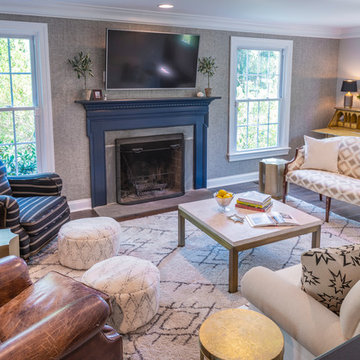 Philadelphia Transitional TV Den Remodel