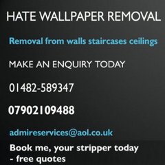 Wall Paper Stripping  / Cleaning  Services  Hull/E