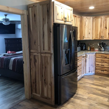 Rustic Hickory kitchen