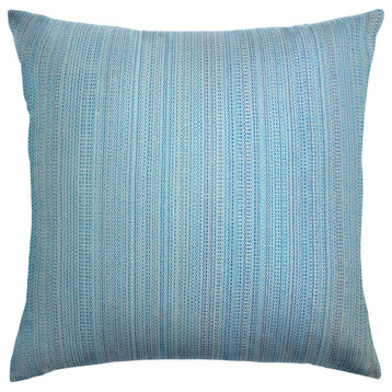 The Pillow Collection Aqua Bray Throw Pillow, 18"x18"