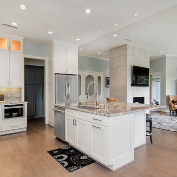 Rue du Lac Kitchen & Den