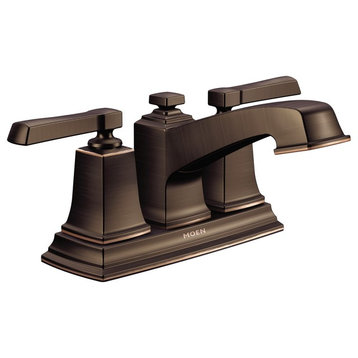 Moen Mediterranean Bronze Two-Handle Bathroom Faucet