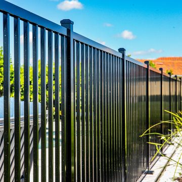 Pool Cage Destroyed By Milton, Replace with Aluminum Pool Fence