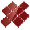 12"x13" Arabesque Collection, Set of 11, Ruby Red