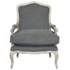 3-Piece Rodney Living Room Seating Set, Material: Fabric, Frost Gray
