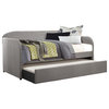 Sutton Daybed With Trundle, Gray