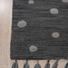 EORC Gray Hand-Tufted Wool Children Tufted Rug 5' x 8'