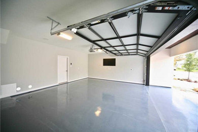 Inspiration for a contemporary garage remodel in Dallas
