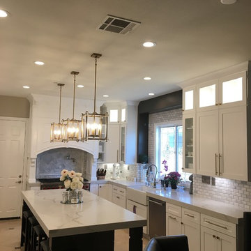 White cabinets kitchen remodel
