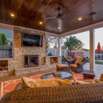 Backyard Porch Makeover