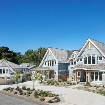 Bismarck Ashlar Style Limestone Real Thin Veneer Beach House Exterior