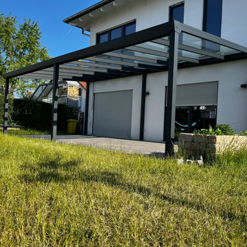 Trendline Terrassenüberdachung mit VSG-Verglasung 8m x 4m